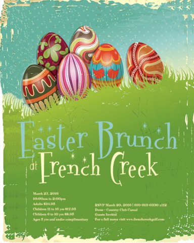 Easter Brunch at French Creek Golf Club